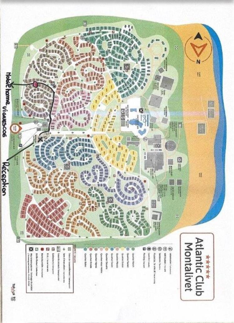 Mobil Home Happiness33 Dans Camping 5 Etoiles Acces Direct Plage Vendays Montalivet Eksteriør billede